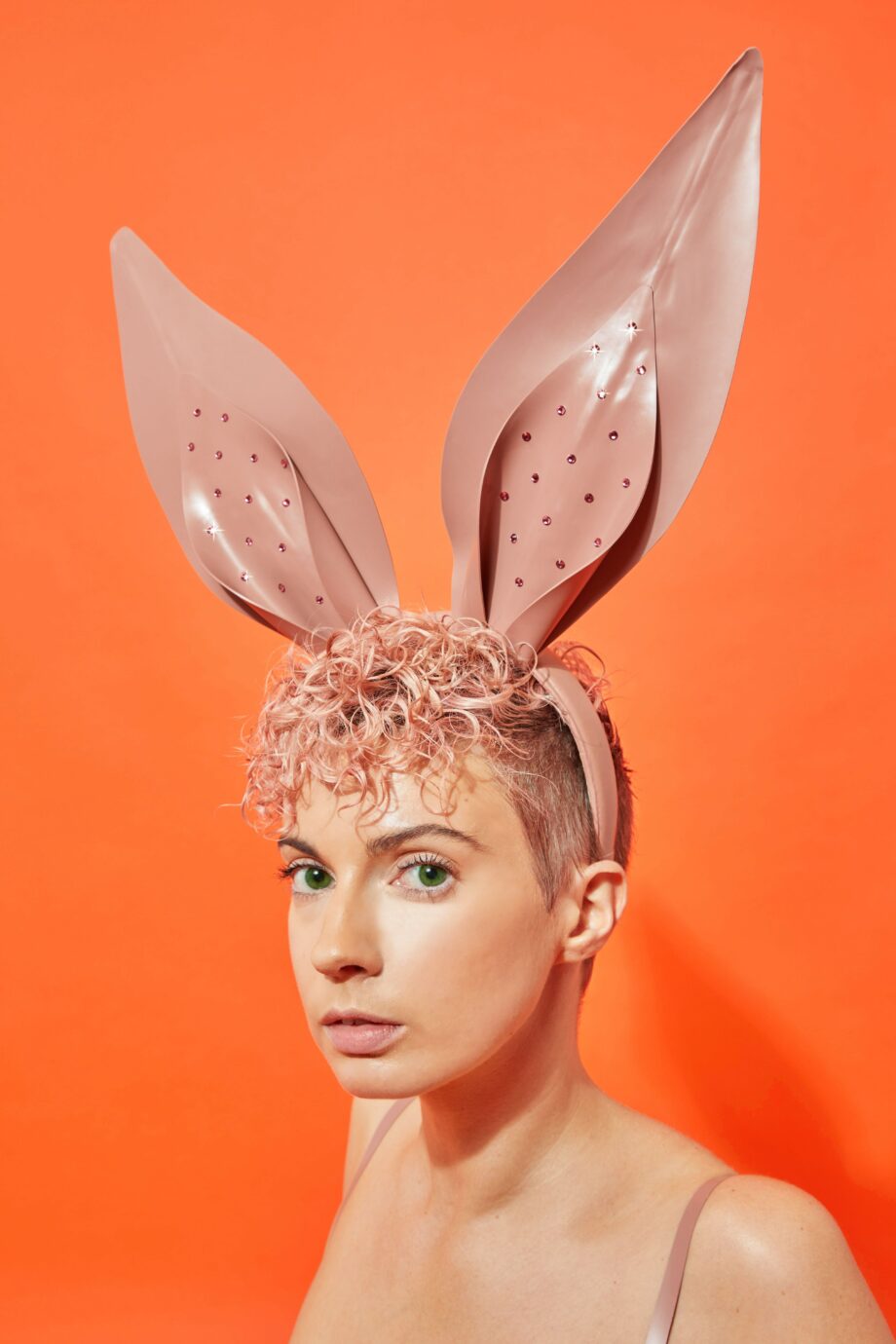 Bunny Ears Latex Headpiece ( pick your colour ) | London London